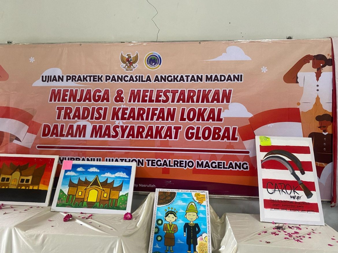 Pameran-seni-melukis-madani-smp-syubbanul-wathon